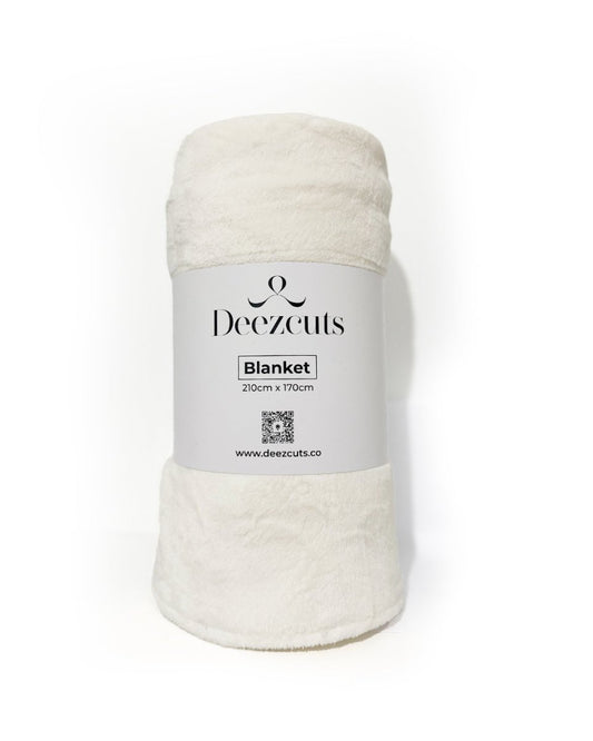 Cozy Fleece Warm Blanket-Off White