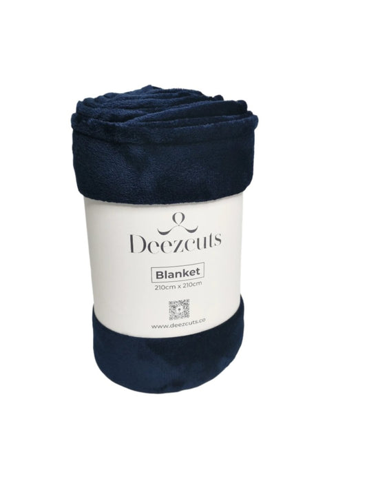 Cozy Fleece Warm Blanket-Navy