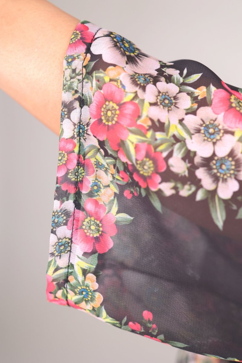 Deezcuts Tie Front Kimono