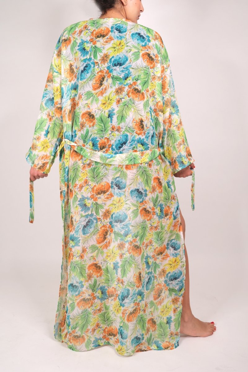 Deezcuts Tie Front Kimono