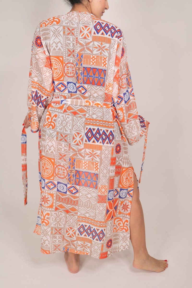Deezcuts Tie Front Kimono