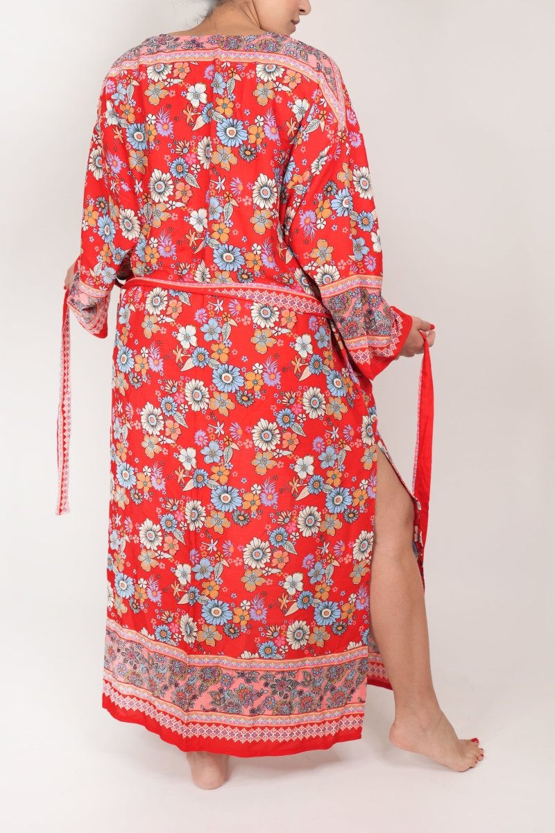 Deezcuts Tie Front Kimono