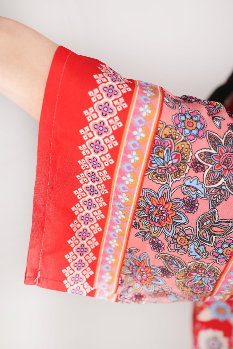 Deezcuts Tie Front Kimono