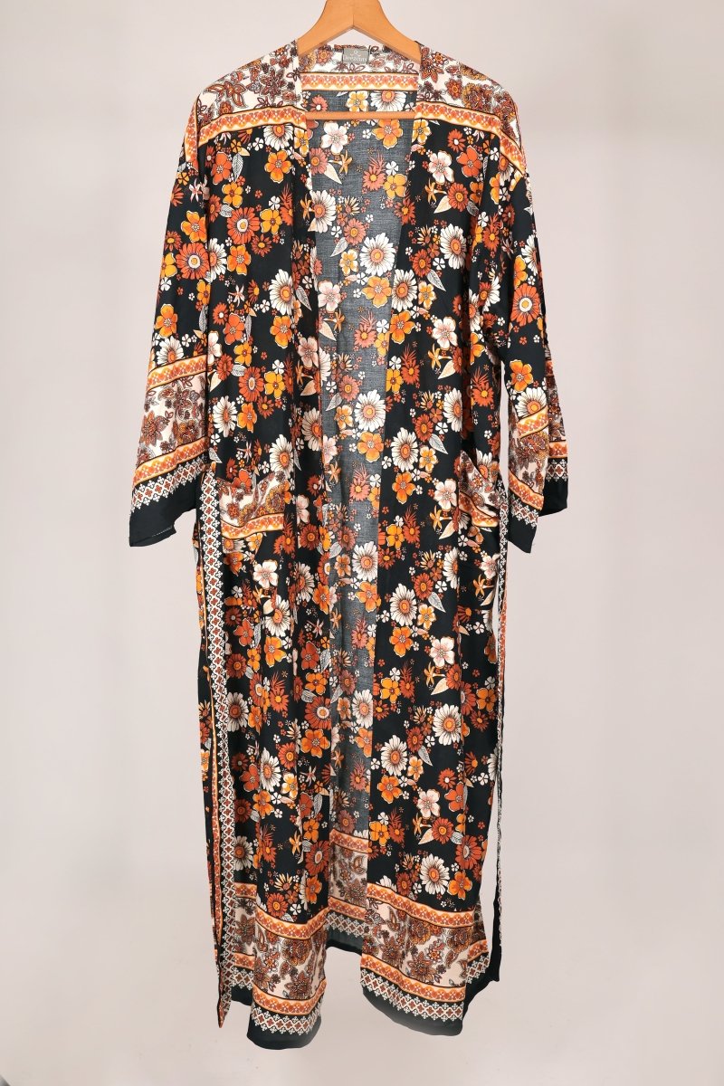 Deezcuts Tie Front Kimono
