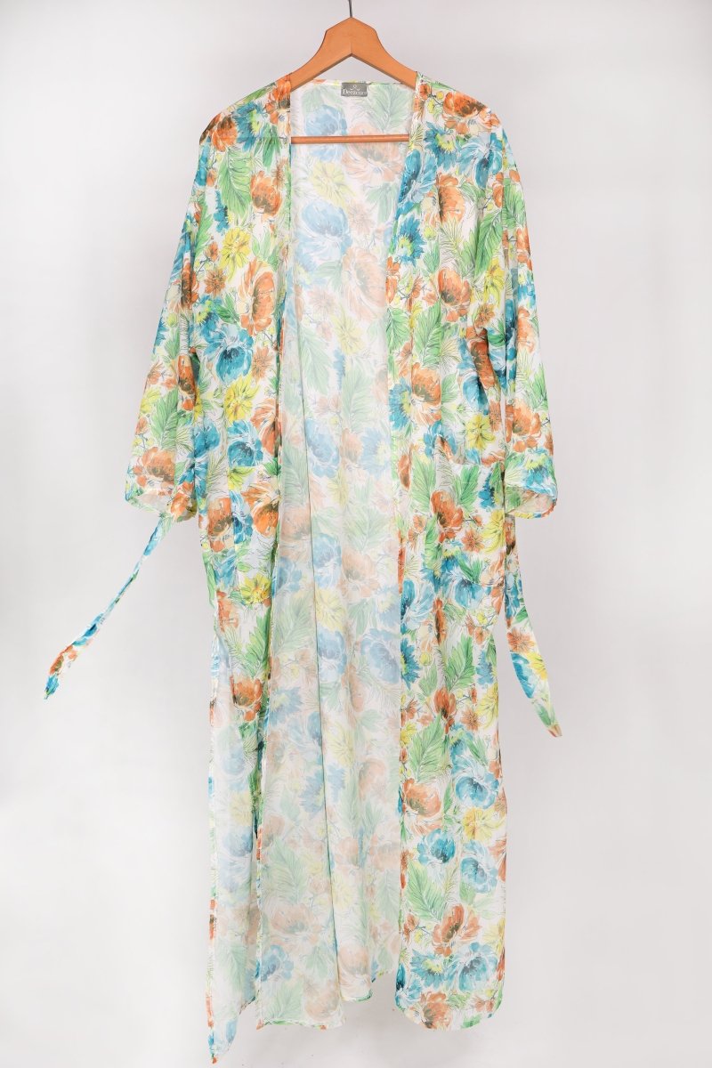 Deezcuts Tie Front Kimono