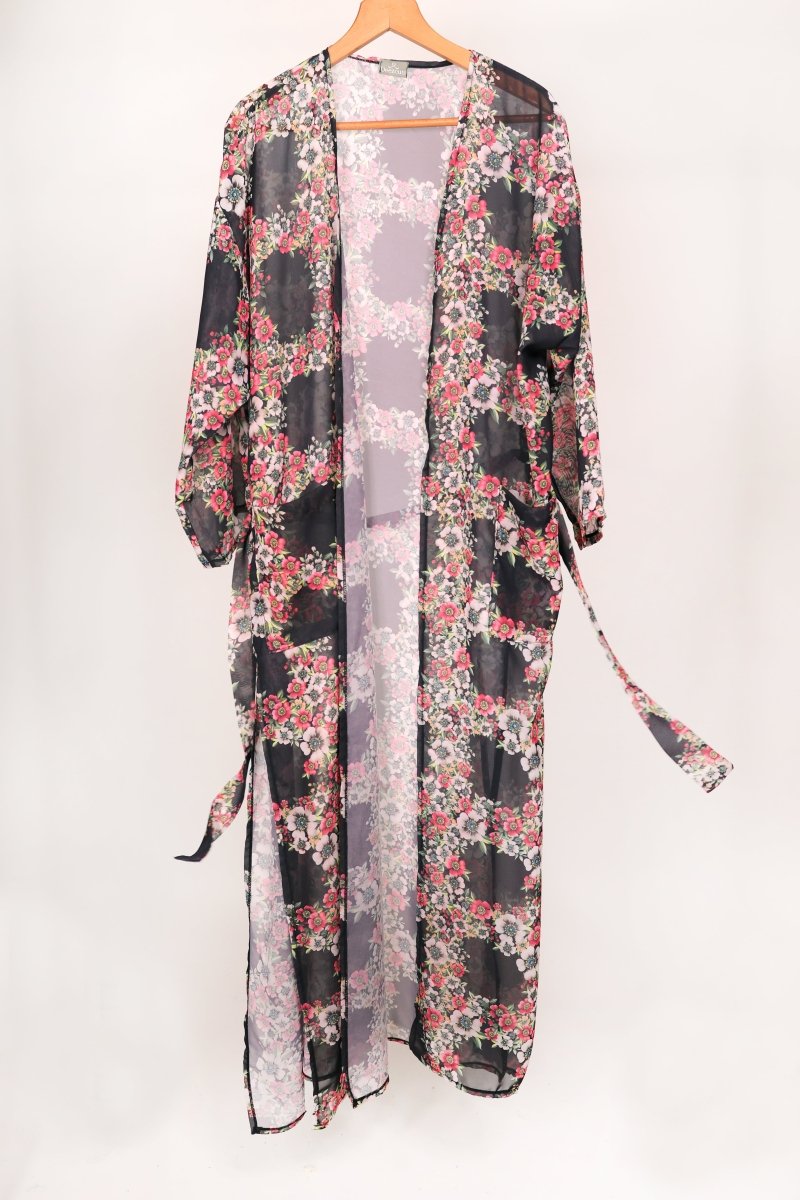 Deezcuts Tie Front Kimono