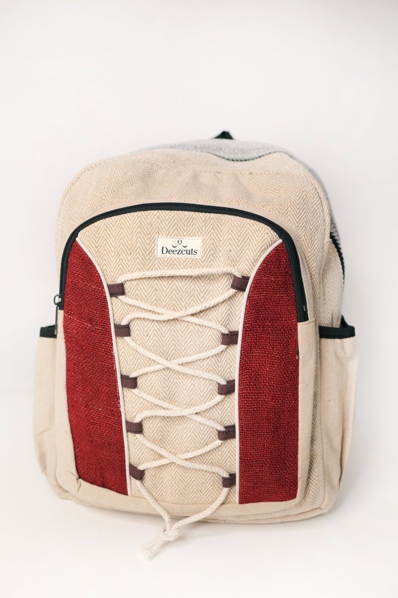 Deezcuts Laptop hemp backpack