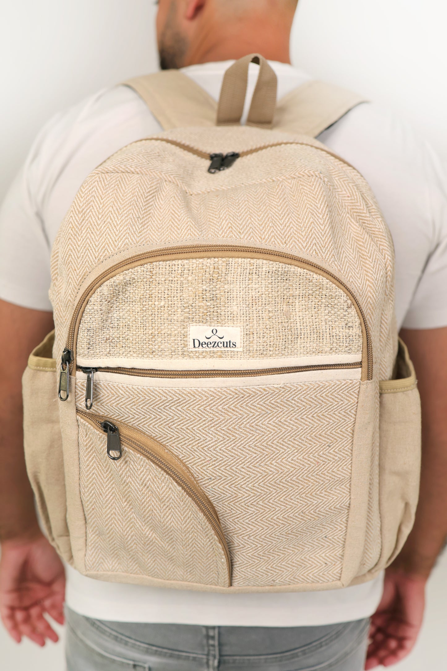 Deezcuts Laptop Hemp Backpack